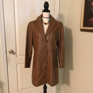 Terry Lewis Classic Luxuries Leather Coat